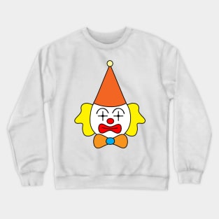 Clown - funny face. Crewneck Sweatshirt